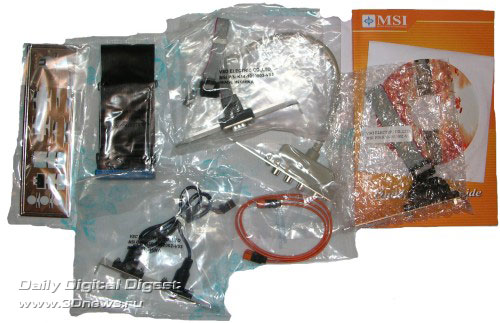  Комплектация платы 