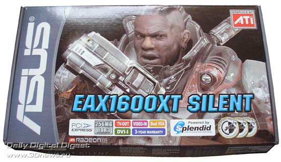  коробка с ASUS EAX1600XT SILENT 