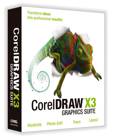  CorelDRAW Graphics Suite X3 