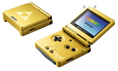 GBA SP Limited Edition Zelda Pak 