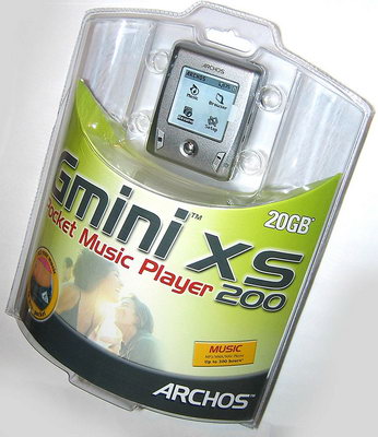  HDD MP3 плеер  Archos  Gmini XS 200 