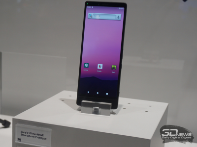 Прототип смартфона Sony с поддержкой 5G Прототип смартфона Sony с поддержкой 5G